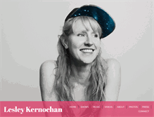 Tablet Screenshot of lesleykernochan.com